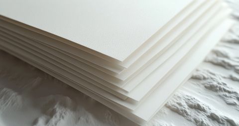 A dreamlike abstraction of blurred organic shapes—shells, seeds, wings—rotating gently in a field of ivory and dusk pink, with hand-painted textures and fine pencil lines